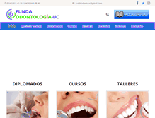 Tablet Screenshot of fundaodontologia.com
